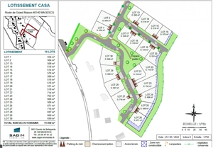 terrain a batir à la vente -   40140  MAGESCQ, surface 516 m2 vente terrain a batir - UBI430581284